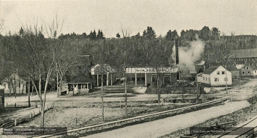 Postcard: Electric Railroad Power Station, South Keene, New Hampshire